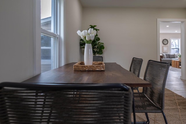 3326 6 Mile Rd, Racine, WI 53402 - dining space featuring recessed lighting