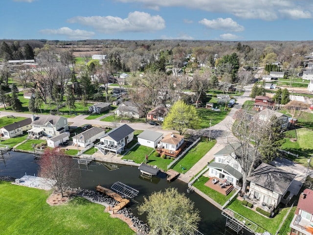 4308 W Dr, Delavan, WI 53115 - drone / aerial view featuring a residential view and a water view
