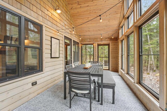 37475 Sophie Ln, Bayfield, WI 54814 - sunroom with outdoor dining area
