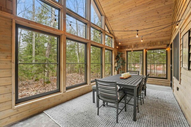37475 Sophie Ln, Bayfield, WI 54814 - sunroom with outdoor dining space
