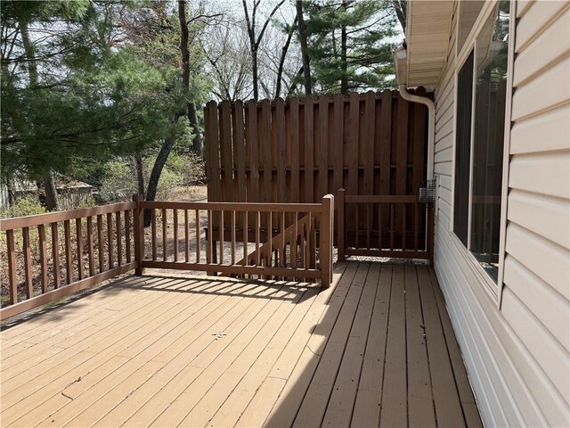 view of deck