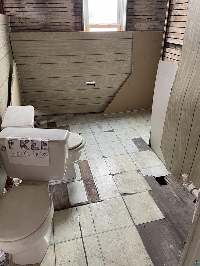 2002 Banks Ave, Superior, WI 54880 - half bathroom with tile patterned floors and toilet