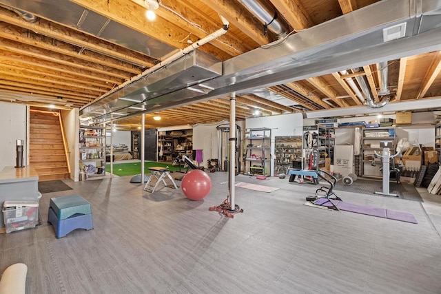 view of workout room