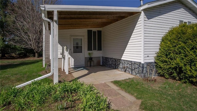 23603 69th Ave, Cadott, WI 54727 - entrance to property featuring a yard