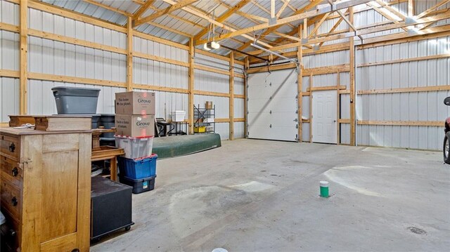 23603 69th Ave, Cadott, WI 54727 - garage featuring metal wall