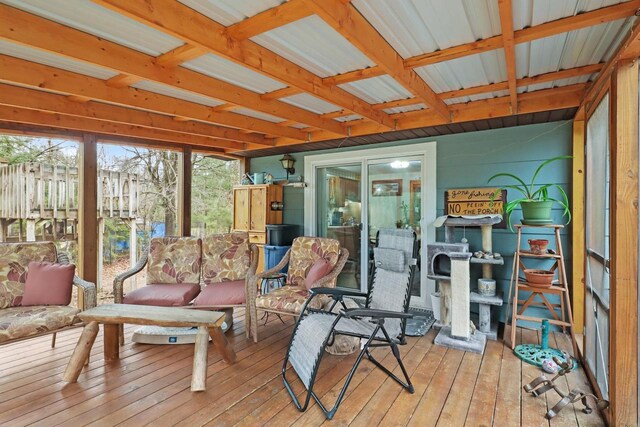 996 Inverness Ct, Nekoosa, WI 54457 - view of sunroom