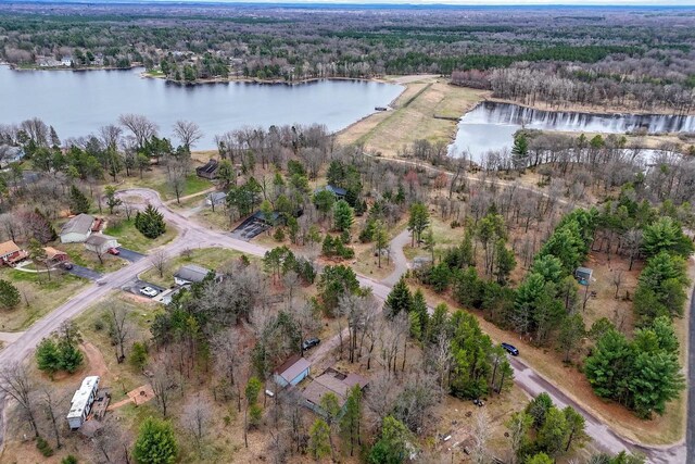 996 Inverness Ct, Nekoosa, WI 54457 - view of property location featuring a forest and a large body of water