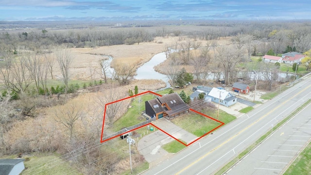 N7315 Winnebago Dr, Fond Du Lac, WI 54935 - aerial view of property and surrounding area featuring property boundaries highlighted