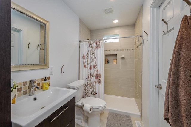 N7315 Winnebago Dr, Fond Du Lac, WI 54935 - bathroom featuring toilet, a shower stall, and vanity