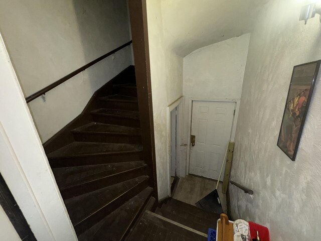 view of stairs