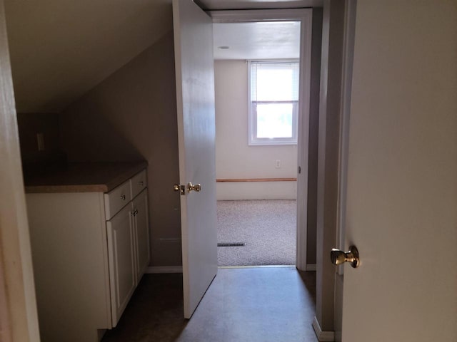 interior space with baseboards