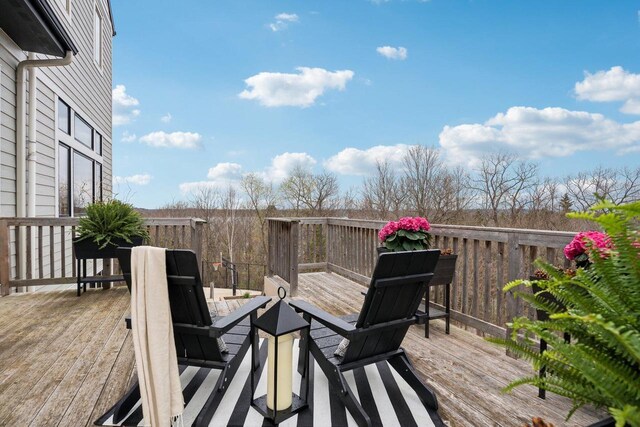 5400 N State Road 83, Hartland, WI 53029 - view of wooden deck