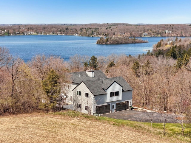 5400 N State Road 83, Hartland, WI 53029 - bird's eye view featuring a water view