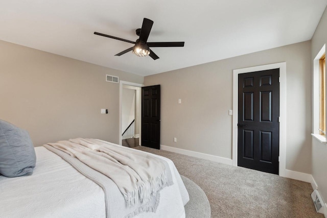 5400 N State Road 83, Hartland, WI 53029 - bedroom featuring carpet floors, baseboards, and visible vents