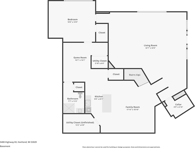 5400 N State Road 83, Hartland, WI 53029 - plan