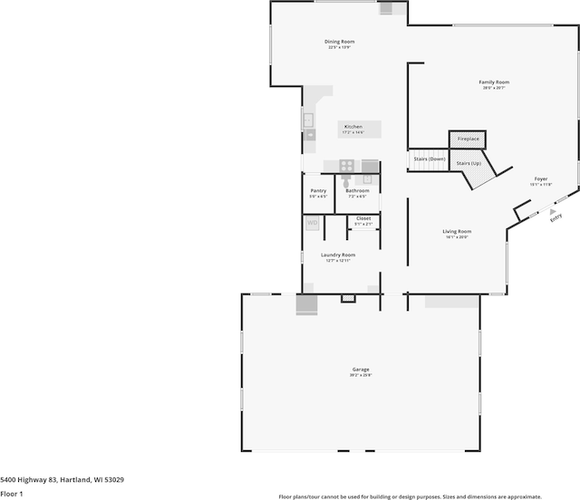 5400 N State Road 83, Hartland, WI 53029 - plan
