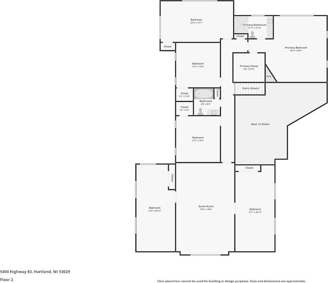 5400 N State Road 83, Hartland, WI 53029 - view of layout