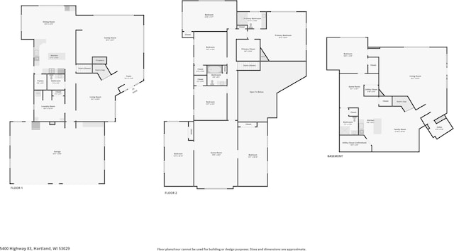 5400 N State Road 83, Hartland, WI 53029 - floor plan