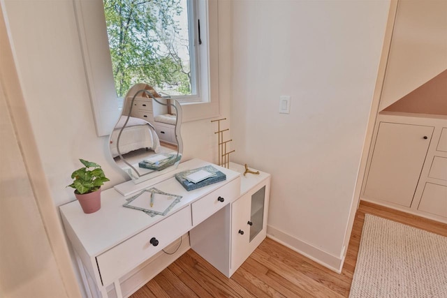 172 N St, Sun Prairie, WI 53590 - home office featuring light wood finished floors and baseboards