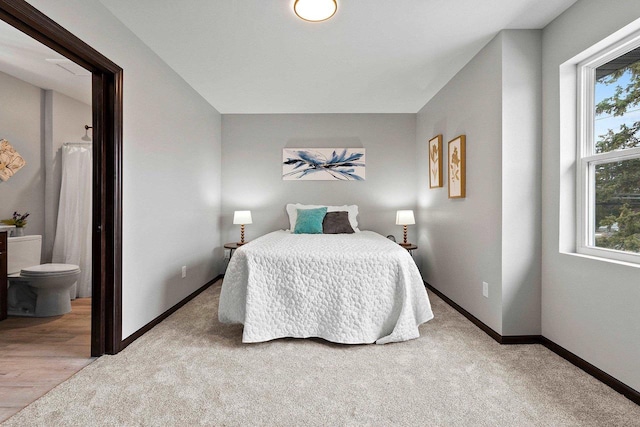 433 Scott St, Ripon, WI 54971 - bedroom with baseboards and light carpet