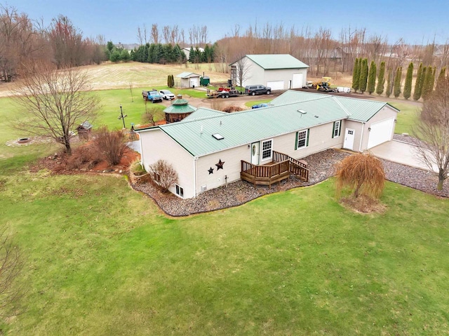 8795 County Rd S, Pulaski, WI 54162 - bird's eye view