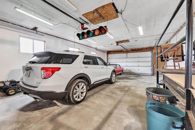 8795 County Rd S, Pulaski, WI 54162 - garage with a garage door opener