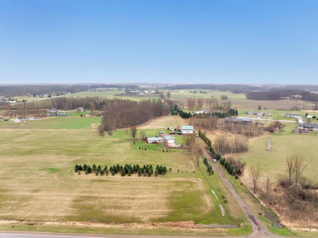 8795 County Rd S, Pulaski, WI 54162 - aerial view featuring a rural view