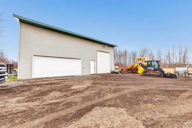 8795 County Rd S, Pulaski, WI 54162 - view of detached garage
