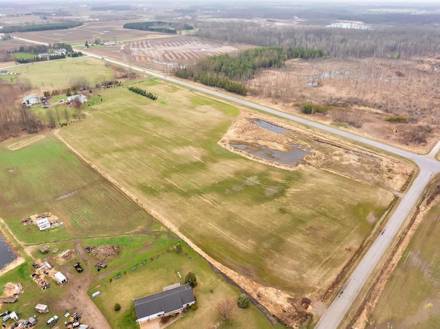 8795 County Rd S, Pulaski, WI 54162 - drone / aerial view featuring a rural view