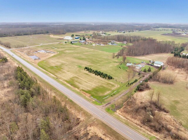 8795 County Rd S, Pulaski, WI 54162 - aerial view featuring a rural view