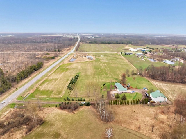 8795 County Rd S, Pulaski, WI 54162 - bird's eye view with a rural view