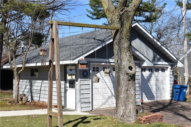 903 Wilson Ave, Rice Lake, WI 54868 - exterior space featuring roof with shingles