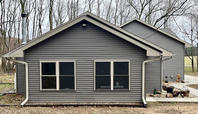 view of home's exterior