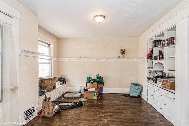 2968 N Buffum St Unit 2968A, Milwaukee, WI 53212 - interior space with baseboards, visible vents, and wood finished floors