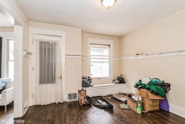 2968 N Buffum St Unit 2968A, Milwaukee, WI 53212 - interior space with hardwood / wood-style floors, visible vents, and baseboards