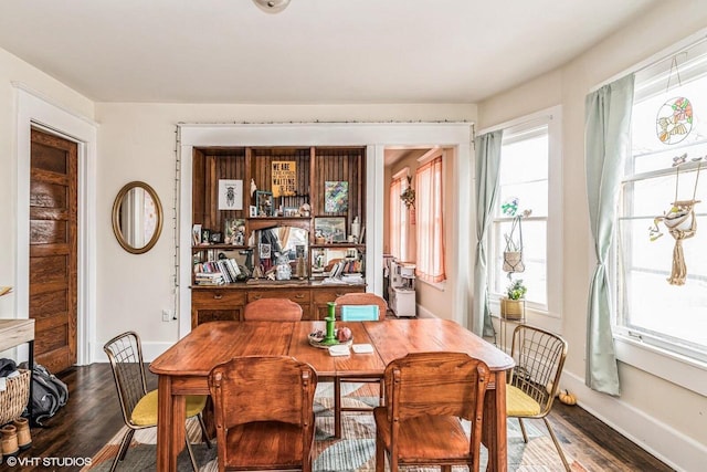 2968 N Buffum St Unit 2968A, Milwaukee, WI 53212 - dining room with wood finished floors and baseboards