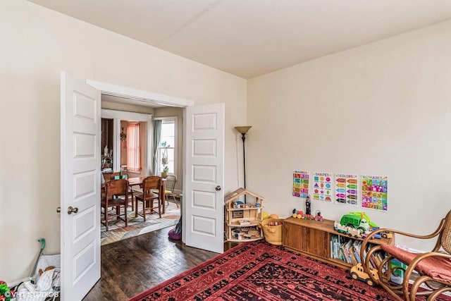 2968 N Buffum St Unit 2968A, Milwaukee, WI 53212 - playroom with dark wood-type flooring