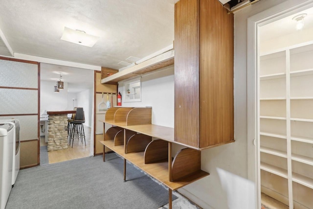 interior space with carpet floors