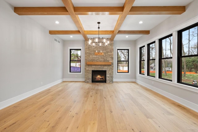 N1931 Linn Rd, Lake Geneva, WI 53147 - unfurnished living room with baseboards and a wealth of natural light