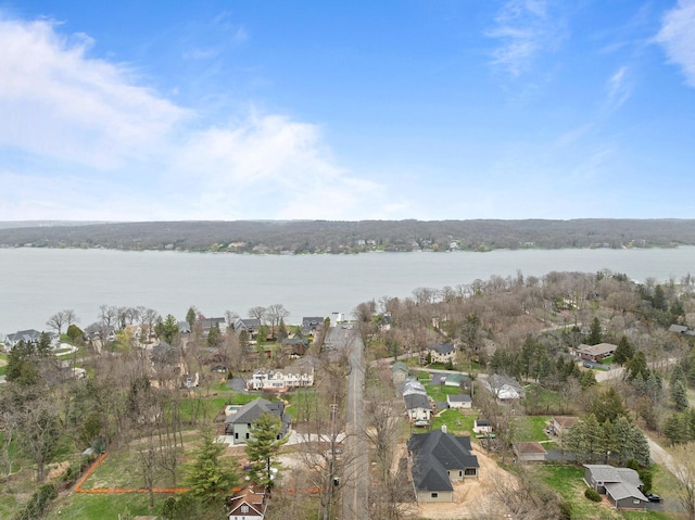 N1931 Linn Rd, Lake Geneva, WI 53147 - bird's eye view featuring a residential view and a water view