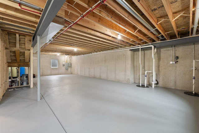 N1931 Linn Rd, Lake Geneva, WI 53147 - unfinished basement with electric panel