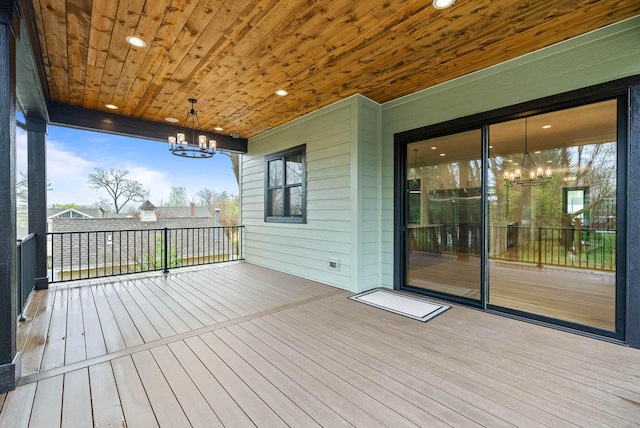 N1931 Linn Rd, Lake Geneva, WI 53147 - view of wooden terrace