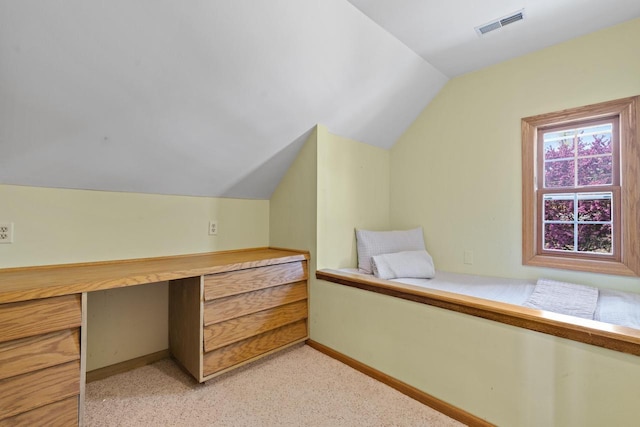 3559 N Shore Dr, Hubertus, WI 53033 - additional living space with lofted ceiling and baseboards