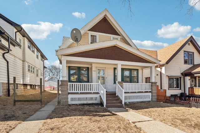 3367 N 36th St, Milwaukee, WI 53216 - view of front of home with a porch