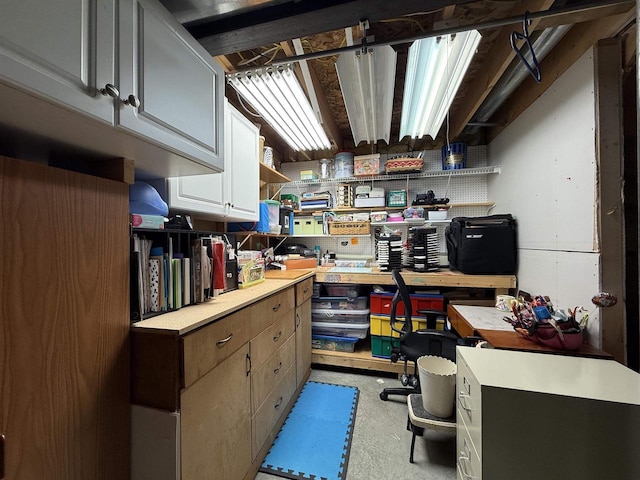 view of storage room