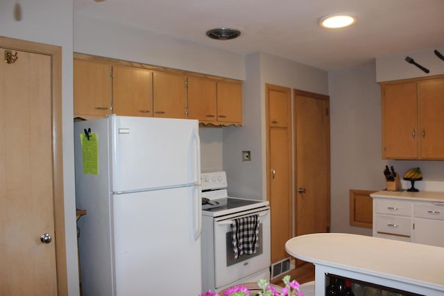 436 Roosevelt St, Fond Du Lac, WI 54935 - kitchen featuring white appliances and light countertops