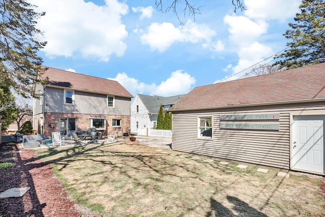 1517 Torrison Dr, Manitowoc, WI 54220 - rear view of house with a patio