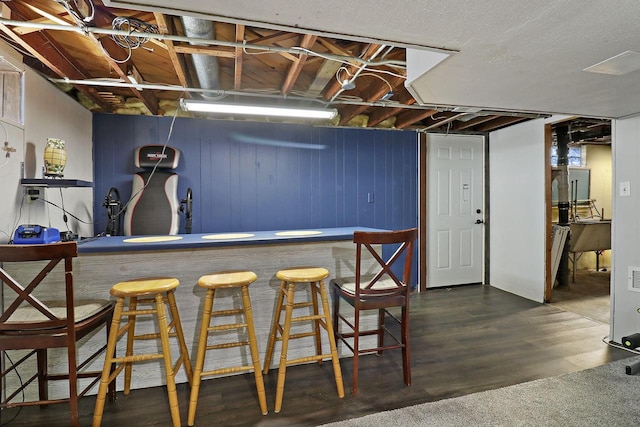 bar with bar and carpet floors