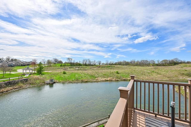 3500 Sequoia Cir, Waukesha, WI 53188 - dock area featuring a water view