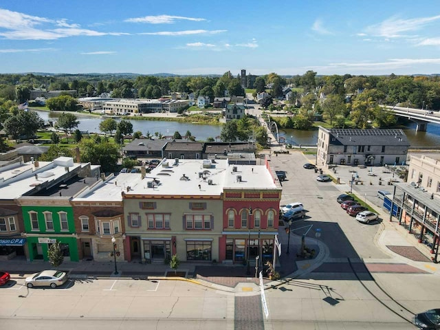201-207 S Main St, Jefferson, WI 53549 - drone / aerial view with a water view